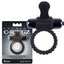 Vibrating Silicone Super Ring Black