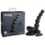 3Some Wall Banger Anal Beads Black, Pipedream