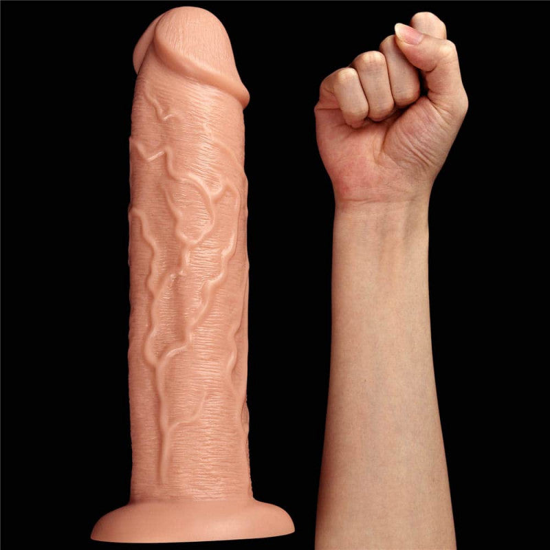 Dildo Realist King-Sized Long Natural 27 cm Imagine secundară a produsului