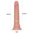 Dildo Realistic Dual-Layered 18 cm