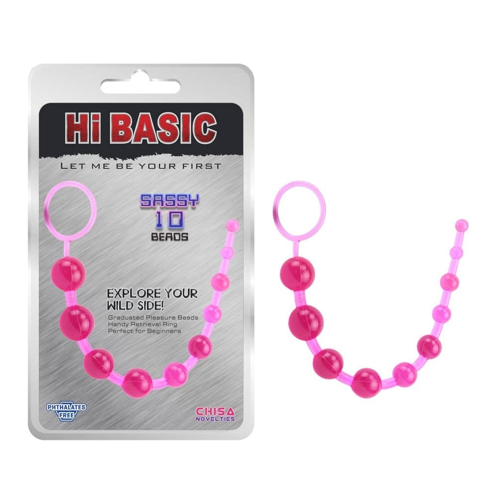 Sassy Anal Beads Pink Imagine principală a produsului
