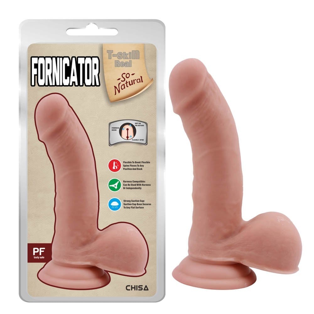 Dildo Realist Bendable Fornicator Imagine principală a produsului