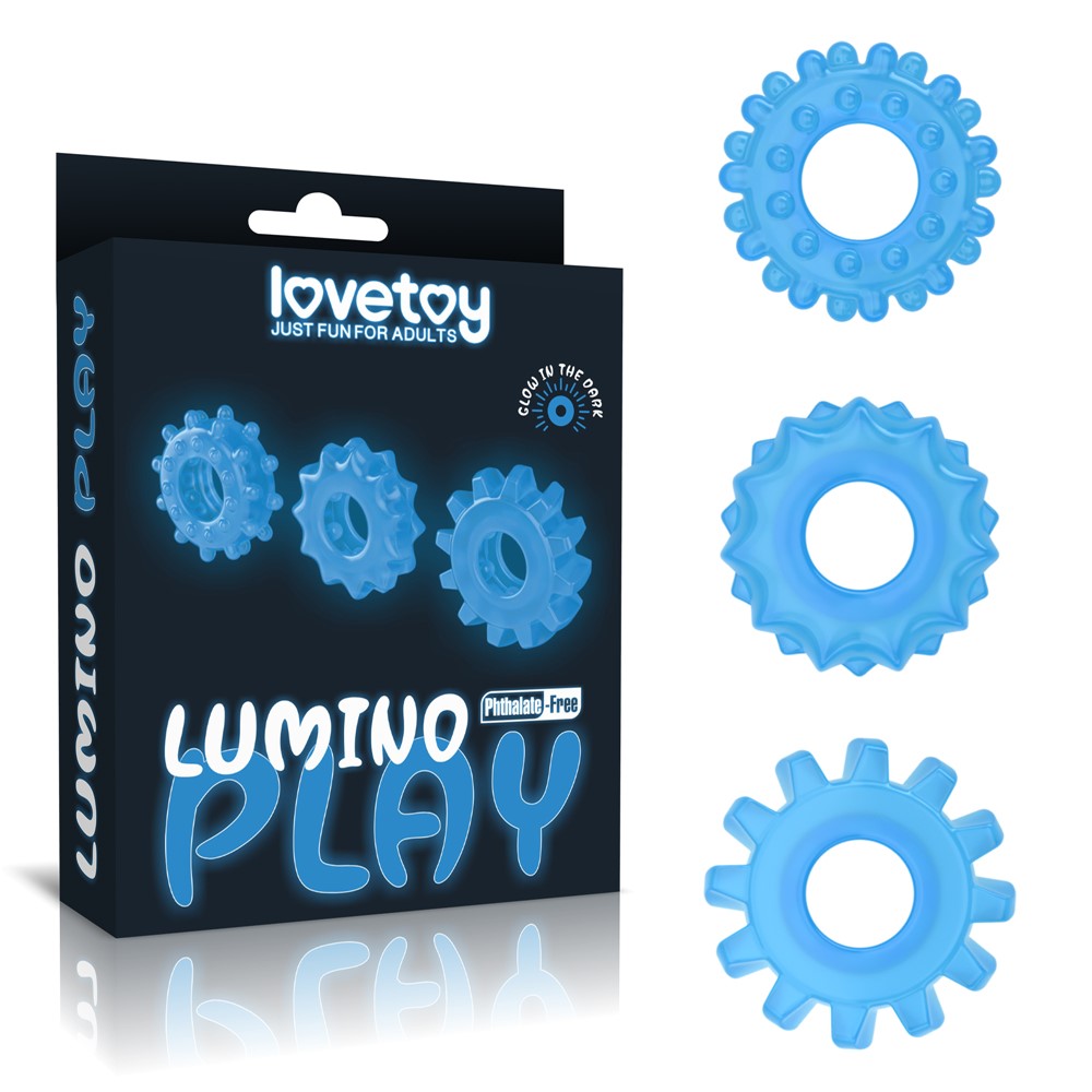 Inel Penis Lumino Play Penis 3 pcs