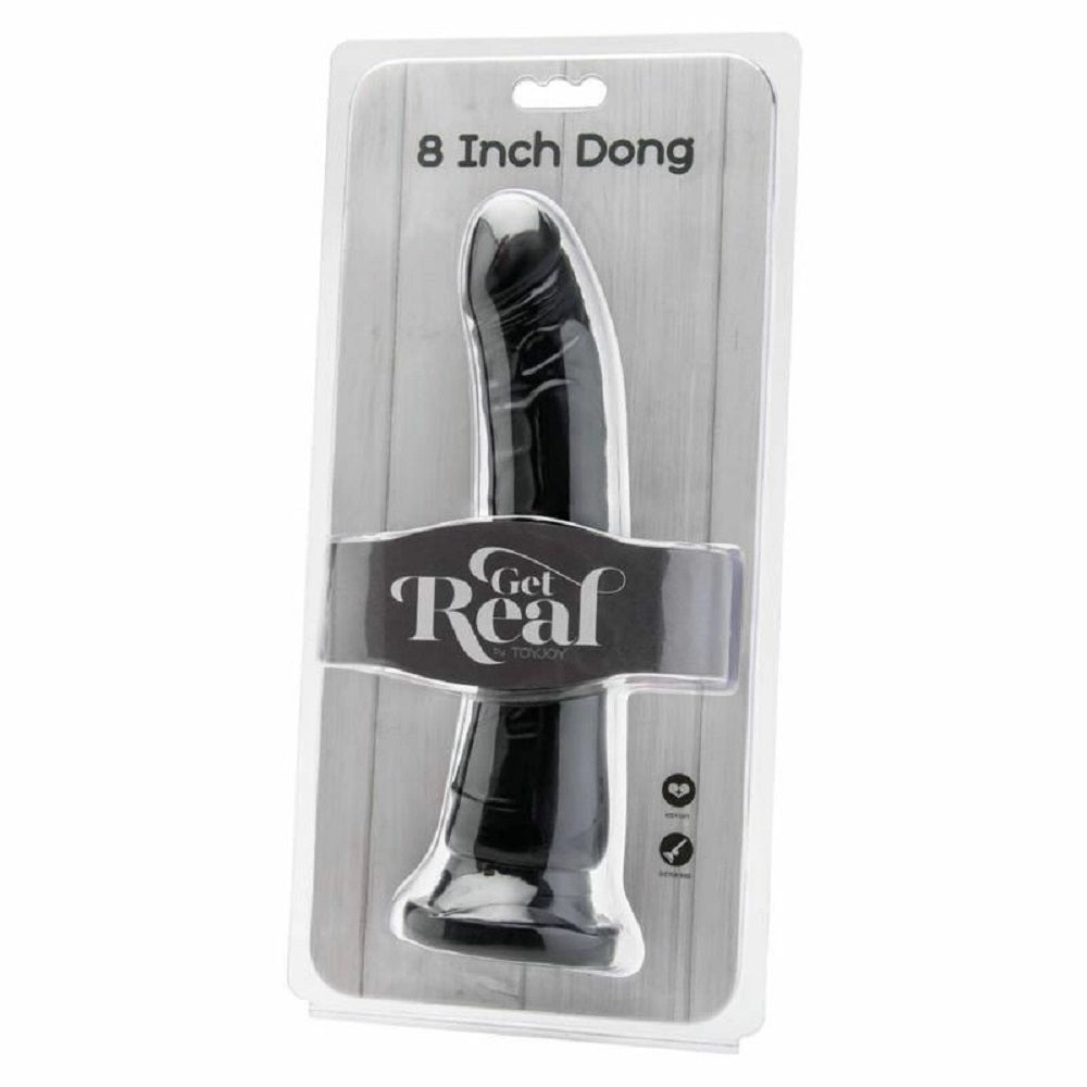 Dildo Get Real Negru 20.5 cm Imagine principală a produsului