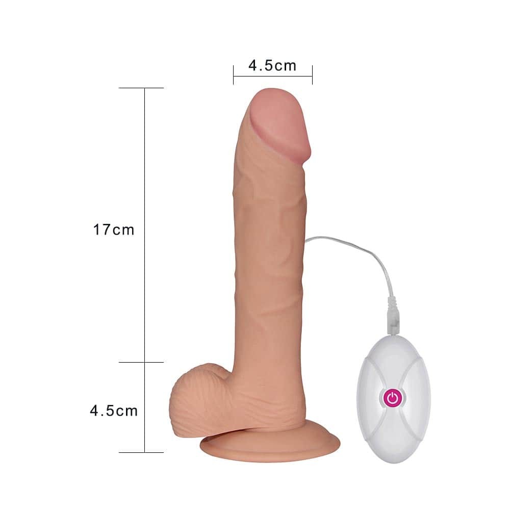 9" The Ultra Soft Dude - Vibrating Flesh Imagine secundară a produsului