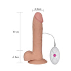 Dildo The Ultra Soft Dude Vibrating Flesh