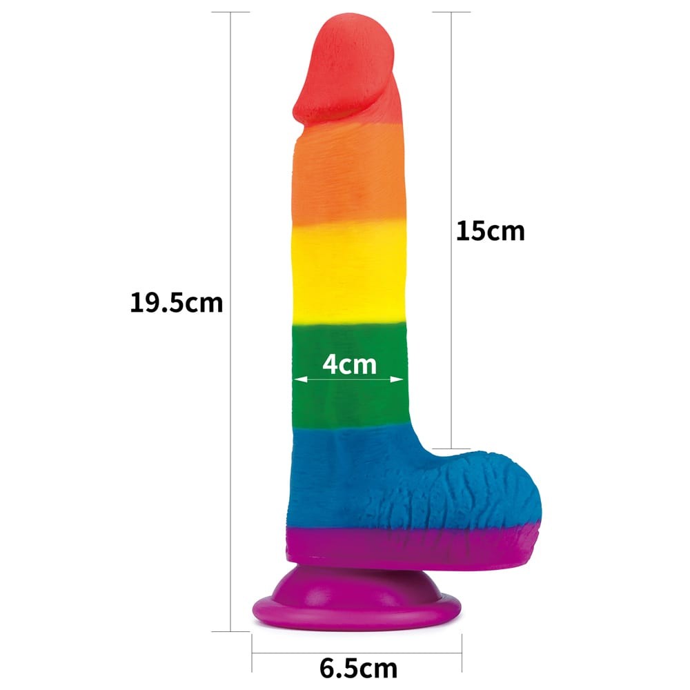 7.5'' Prider Dildo Imagine secundară a produsului