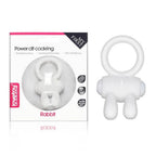 Inel Power Clit Cockring Silicon Alb