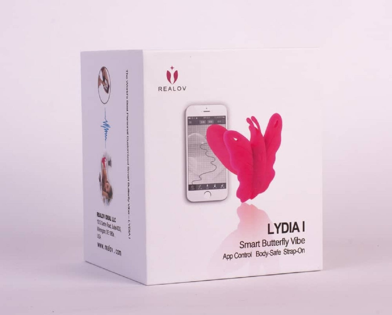 Realov - Lydia I Smart Butterfly Vibe Pink Imagine principală a produsului