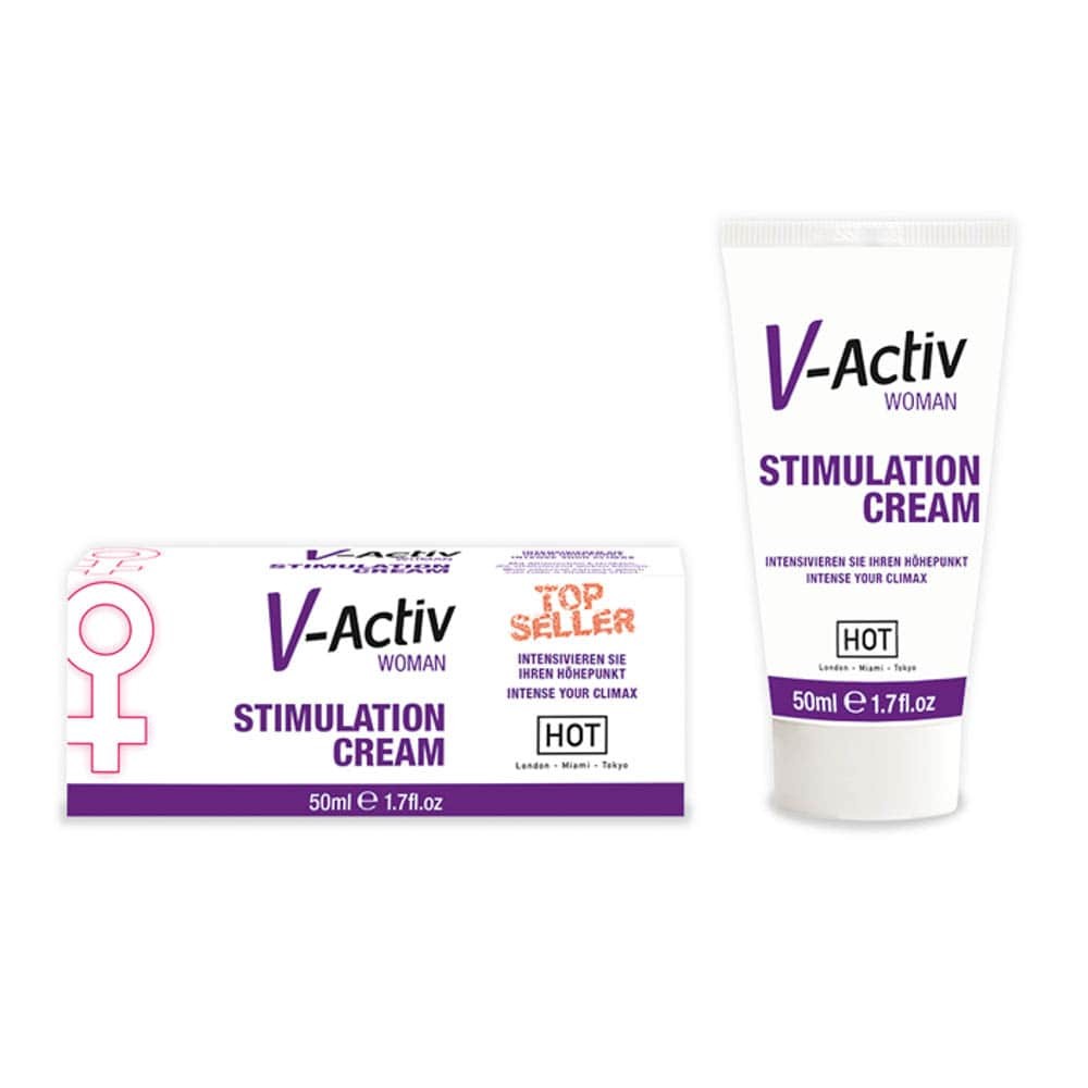 HOT V-Activ stimulation cream for women 50 ml Imagine principală a produsului