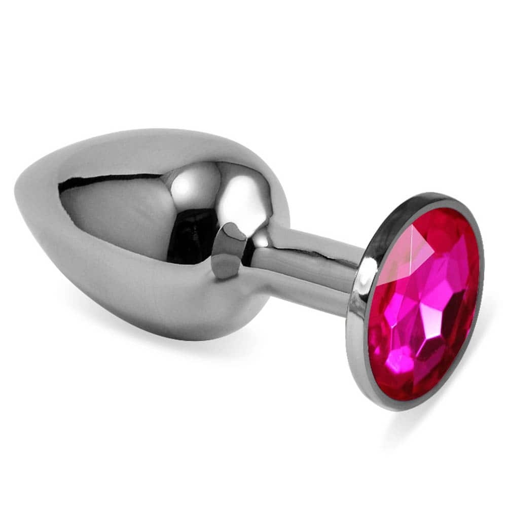 Rosebud Classic Metal Plug S Fuchsia Imagine principală a produsului