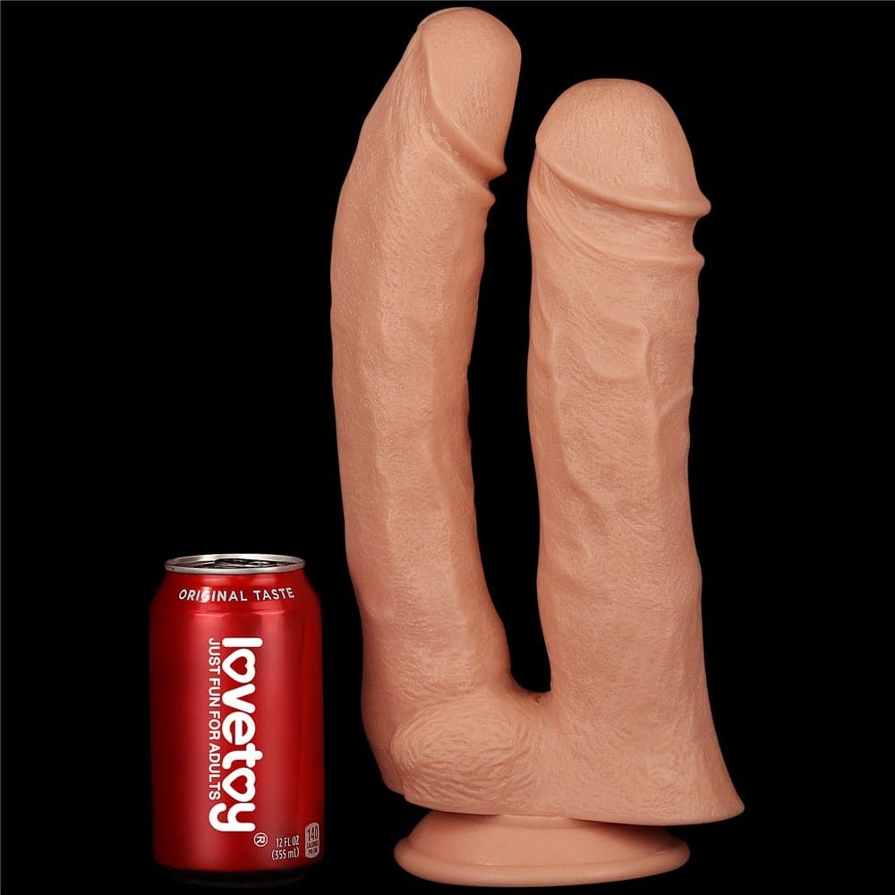 12'' Realistic Mega Double Dildo Imagine secundară a produsului