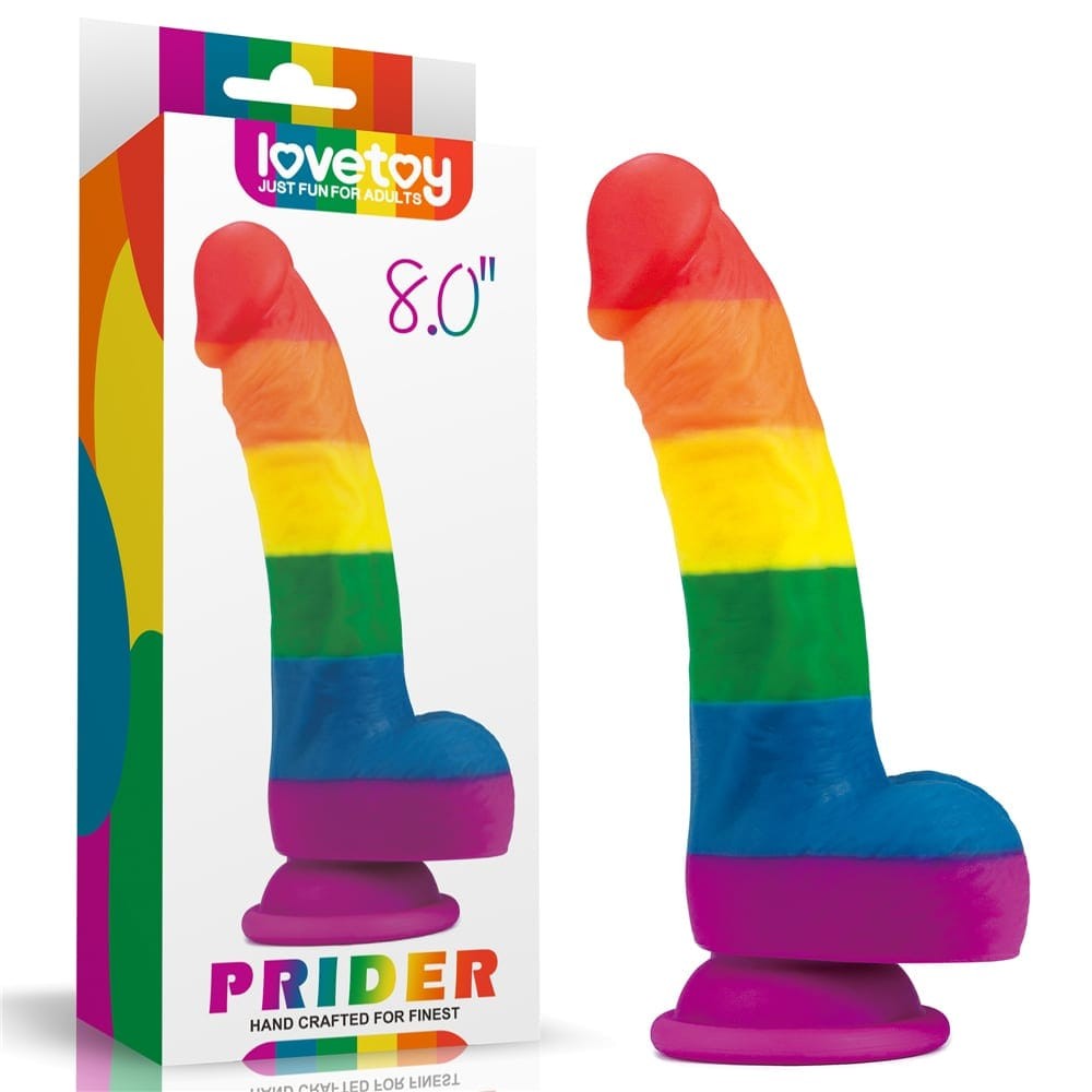 8'' Prider Dildo Imagine principală a produsului