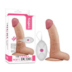 Dildo The Ultra Soft Dude Vibrating Flesh