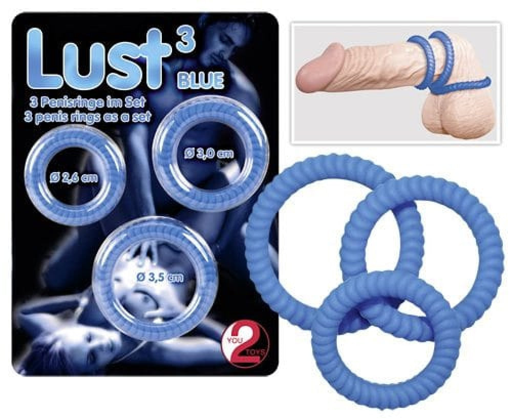 Inel Penis Lust 3 Blue Imagine principală a produsului