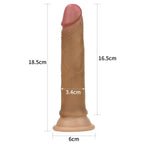 Dildo Realistic Platinum Silicone 18 cm