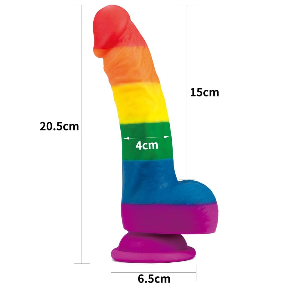8'' Prider Dildo Imagine secundară a produsului