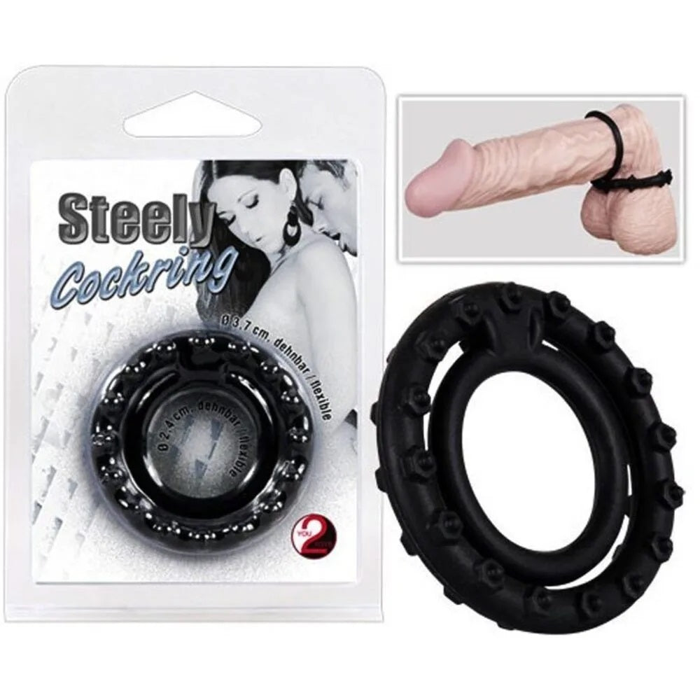 Inel Penis Black Silicone