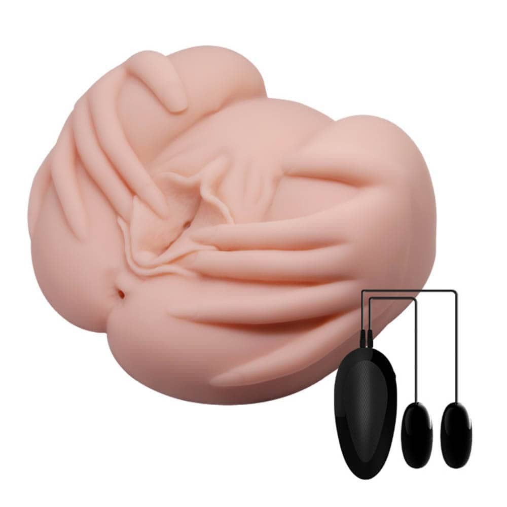 Crazy Bull Men's Masturbator with bullet Flesh 1 Imagine secundară a produsului