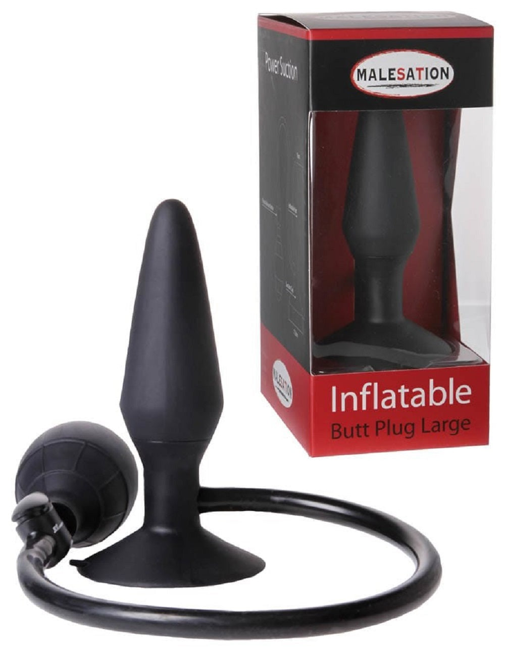 Malesation Inflatable Butt Plug Large Imagine principală a produsului