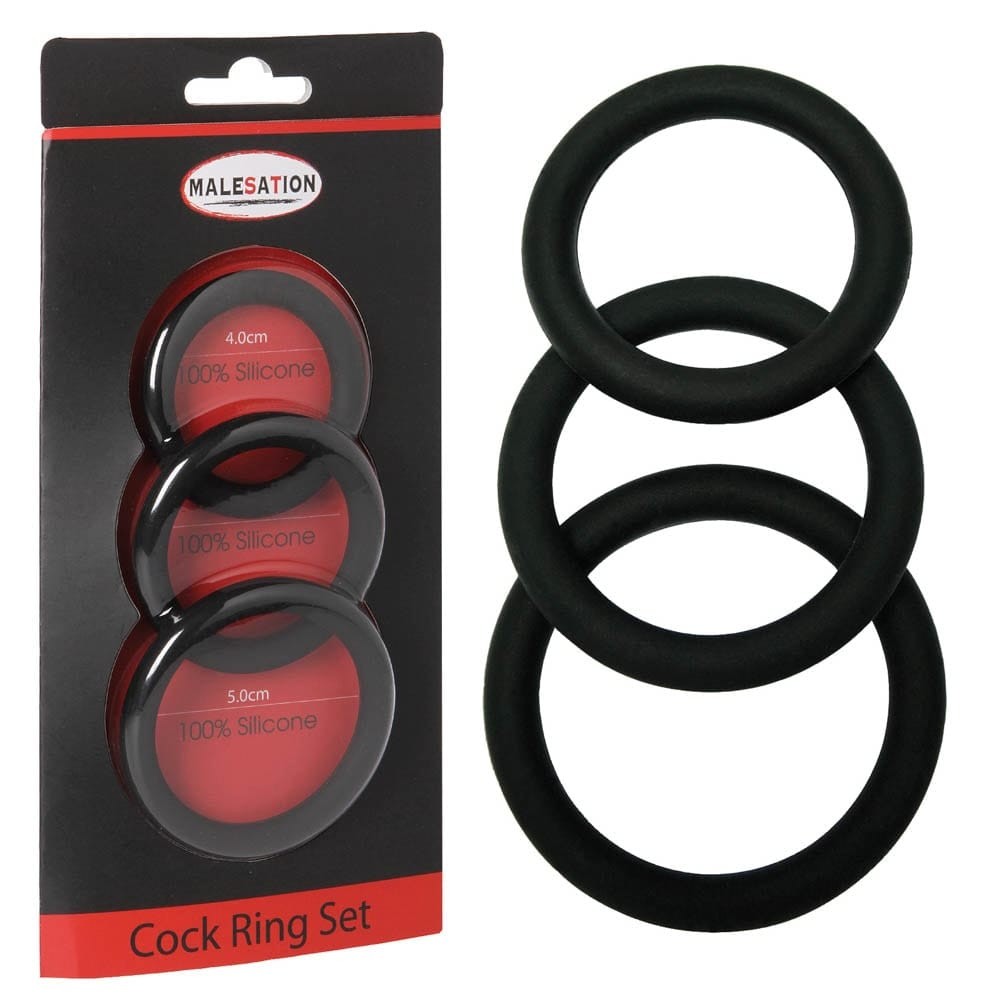 Malesation Cock Ring Set Imagine principală a produsului