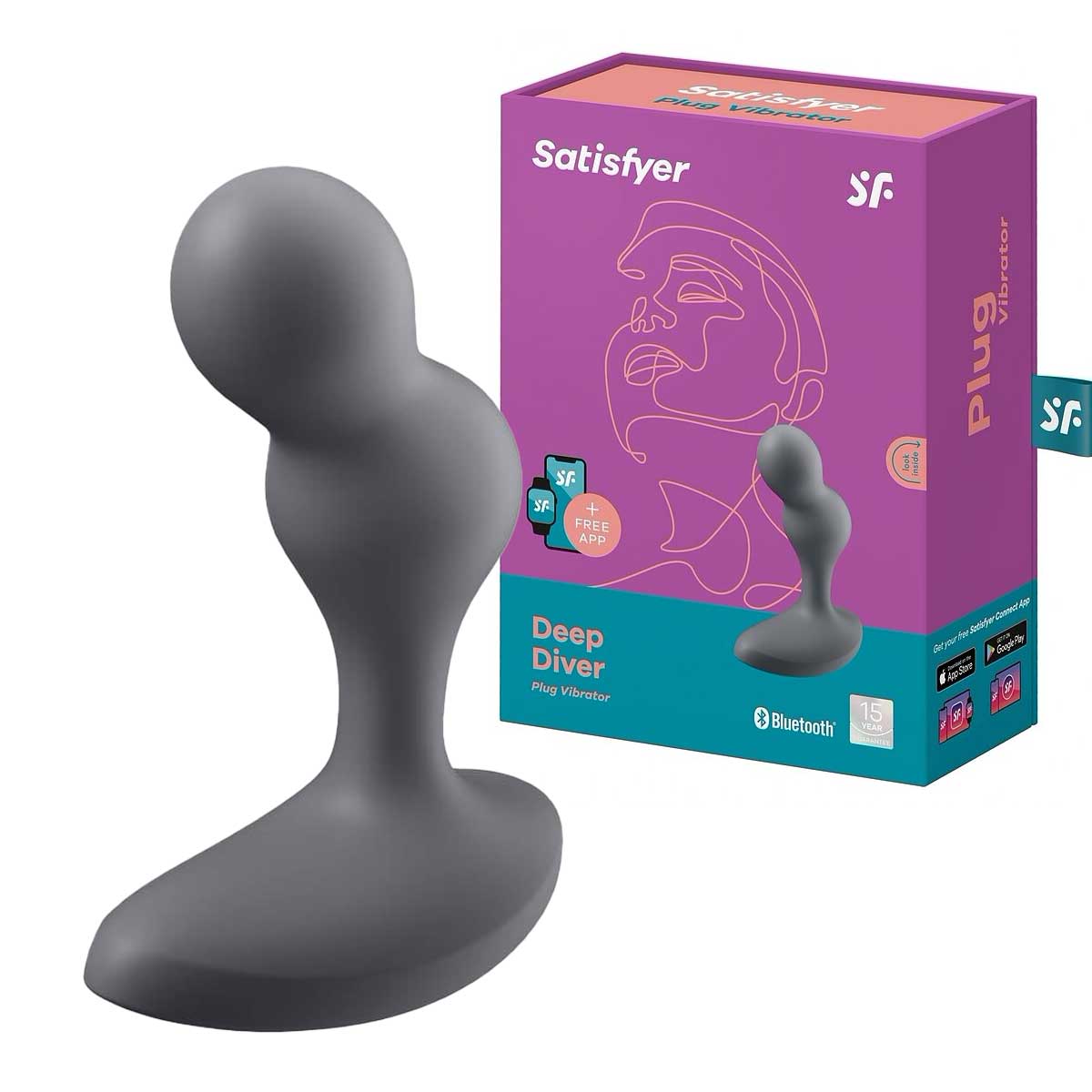 Deep Diver Connect App grey Imagine principală a produsului