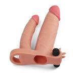 Manson Penis Dublu cu Vibratii Pleasure X-Tender Add 1