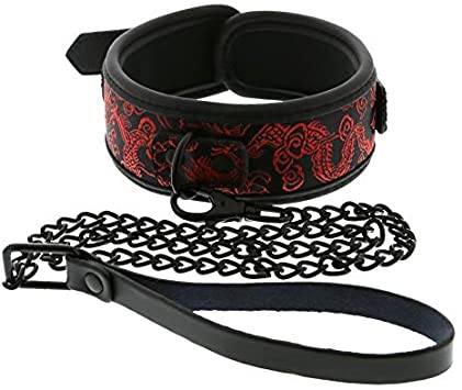 Zgarda si Lesa Blaze Deluxe Negru/Rosu Imagine secundară a produsului