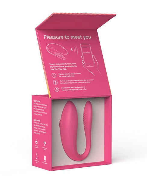 Vibrator de Cuplu We Vibe Sync Lite, Mobil App Control, Roz