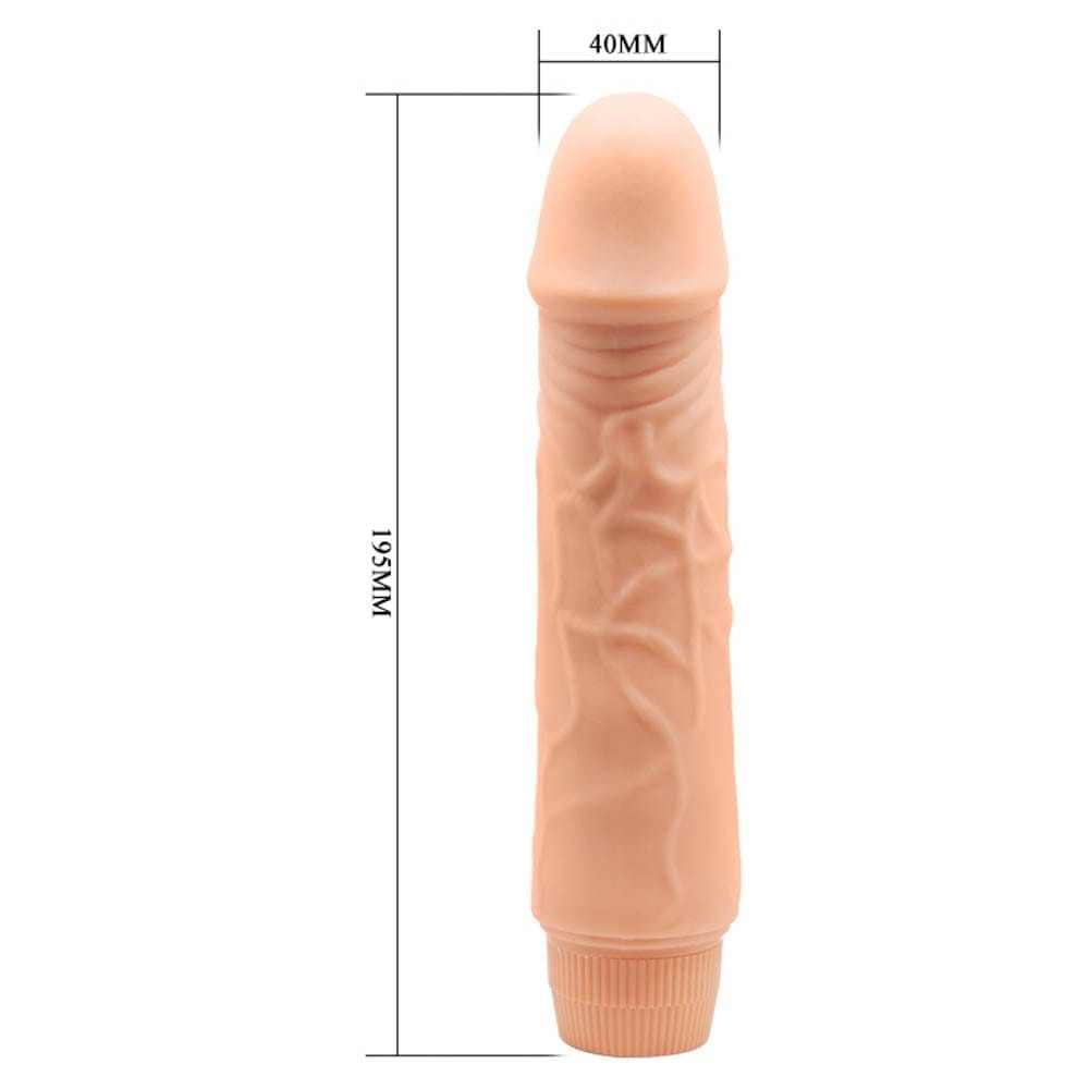 Barbara Jeff  Realistic Multi-Speed Vibrator 7,6" Imagine secundară a produsului