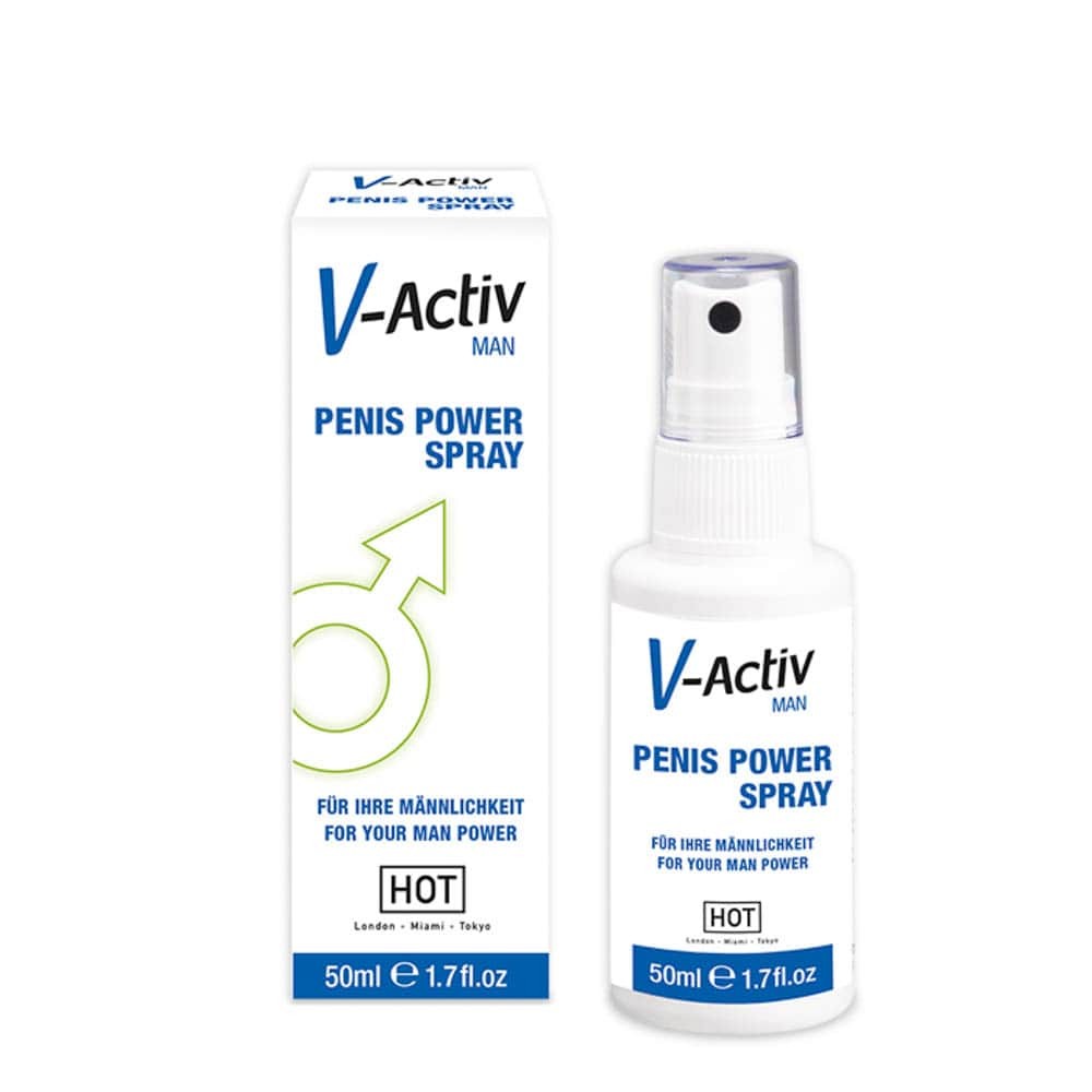 HOT V-Activ penis power spray for men  50 ml Imagine principală a produsului