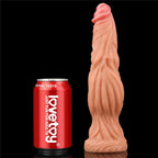 Dildo Dubla Densitate Silicon Lichid Natural 25 cm