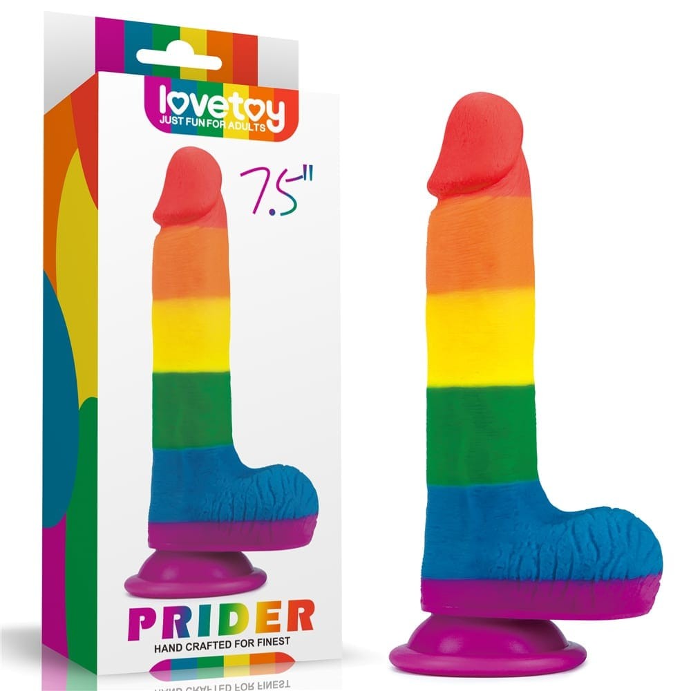 7.5'' Prider Dildo Imagine principală a produsului