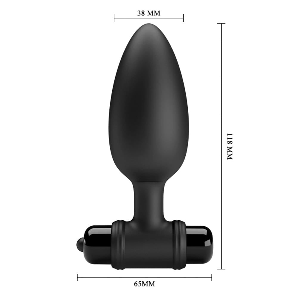 Dop Anal Medium Back Pleasure, 10 Moduri Vibratii Imagine secundară a produsului