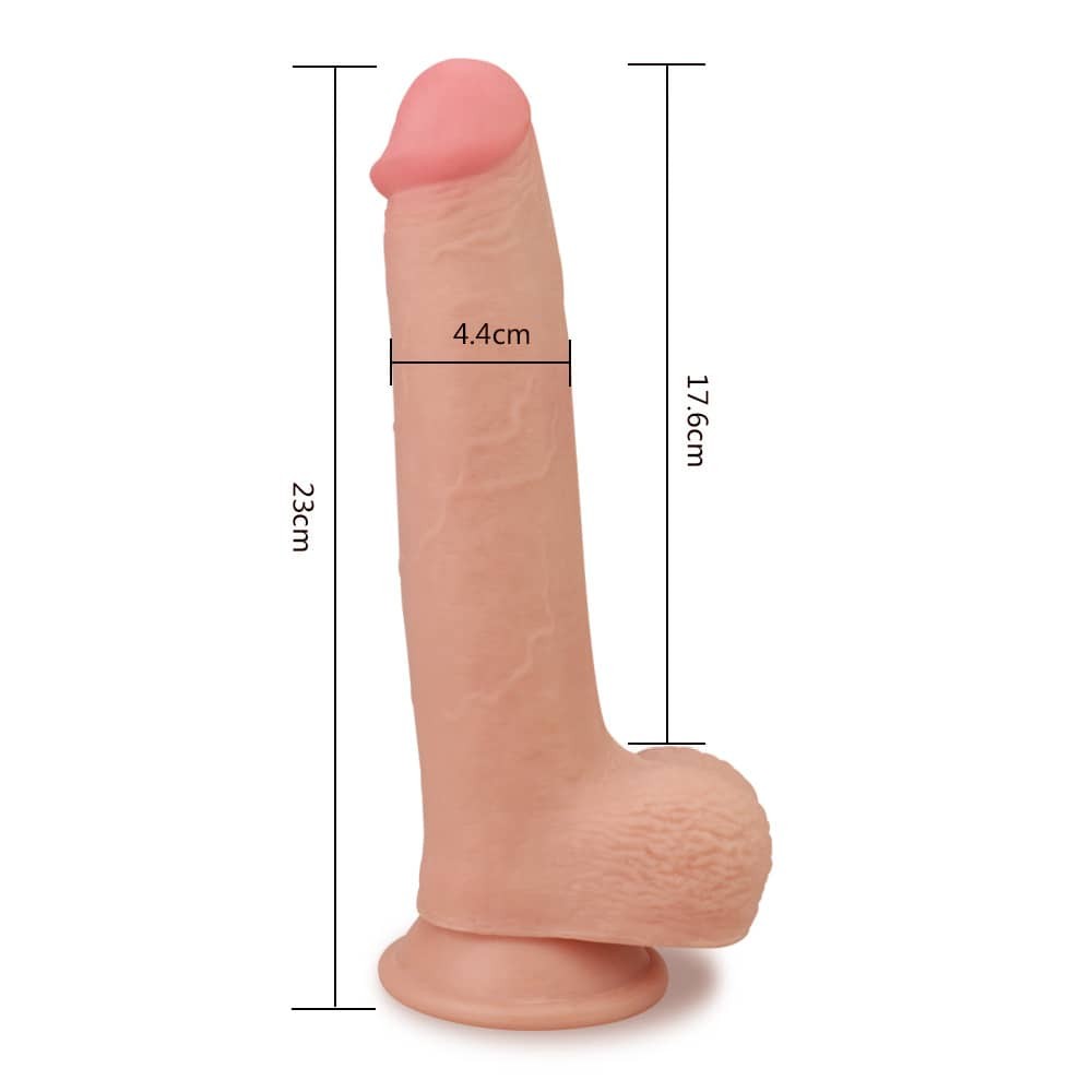 8" Skinlike Soft Dong Imagine secundară a produsului