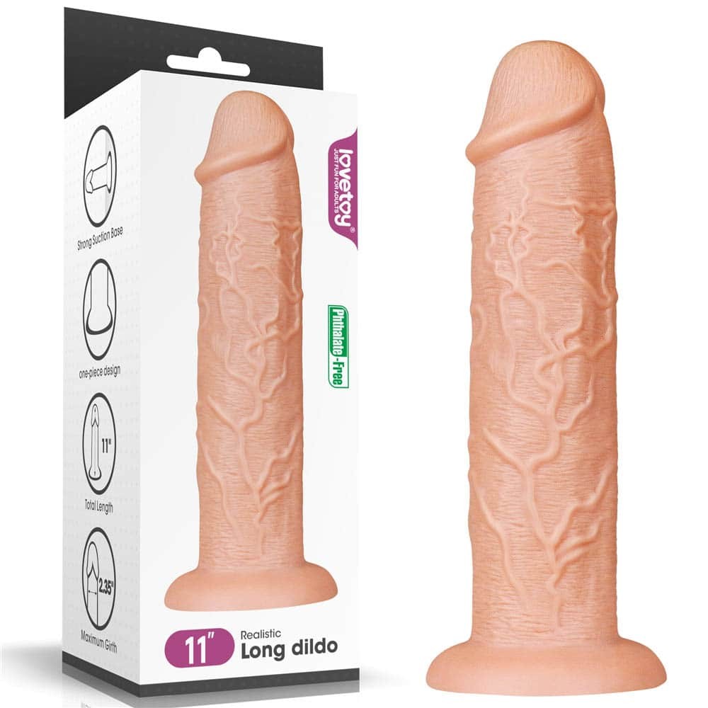 Dildo Realist King-Sized Long Natural 27 cm