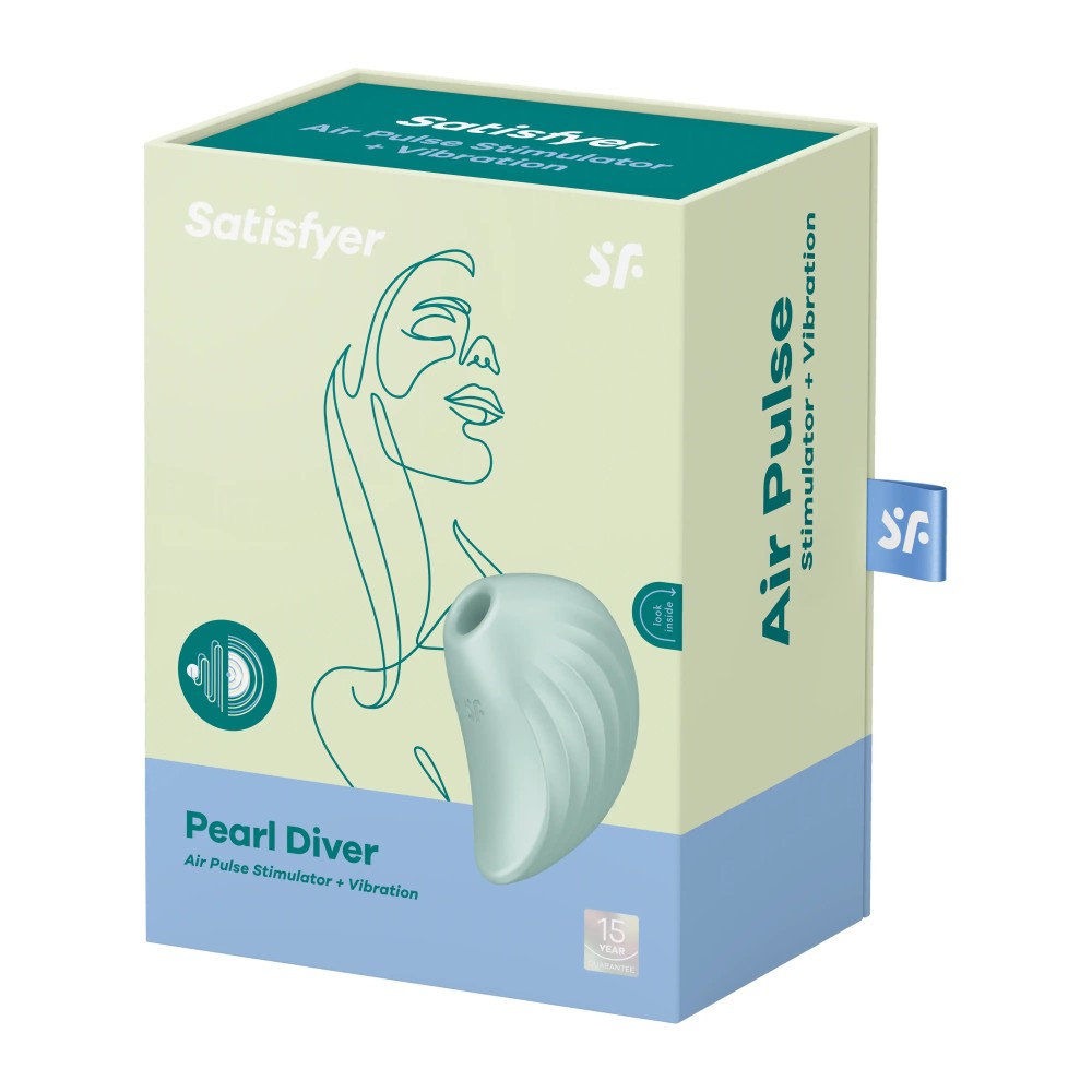 Stimulator Clitoris Pearl Diver Air Pulse+Vibration
