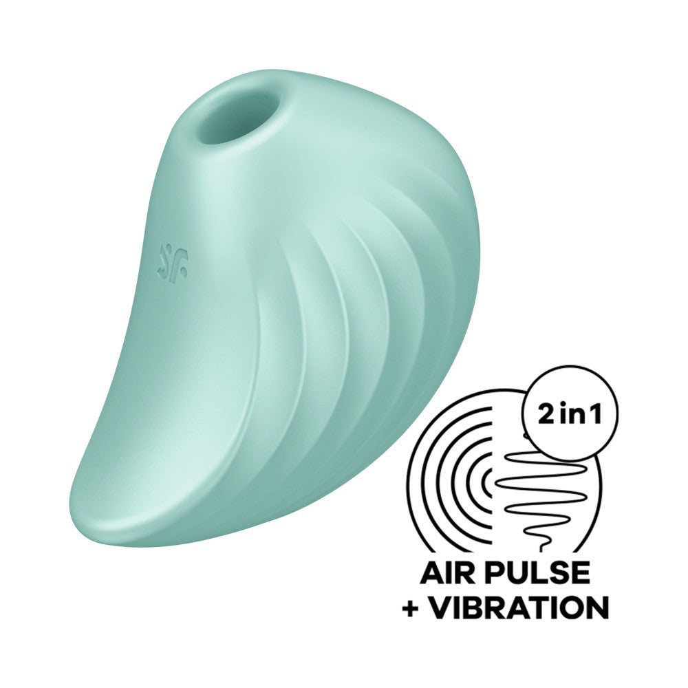 Stimulator Clitoris Pearl Diver Air Pulse+Vibration Imagine secundară a produsului