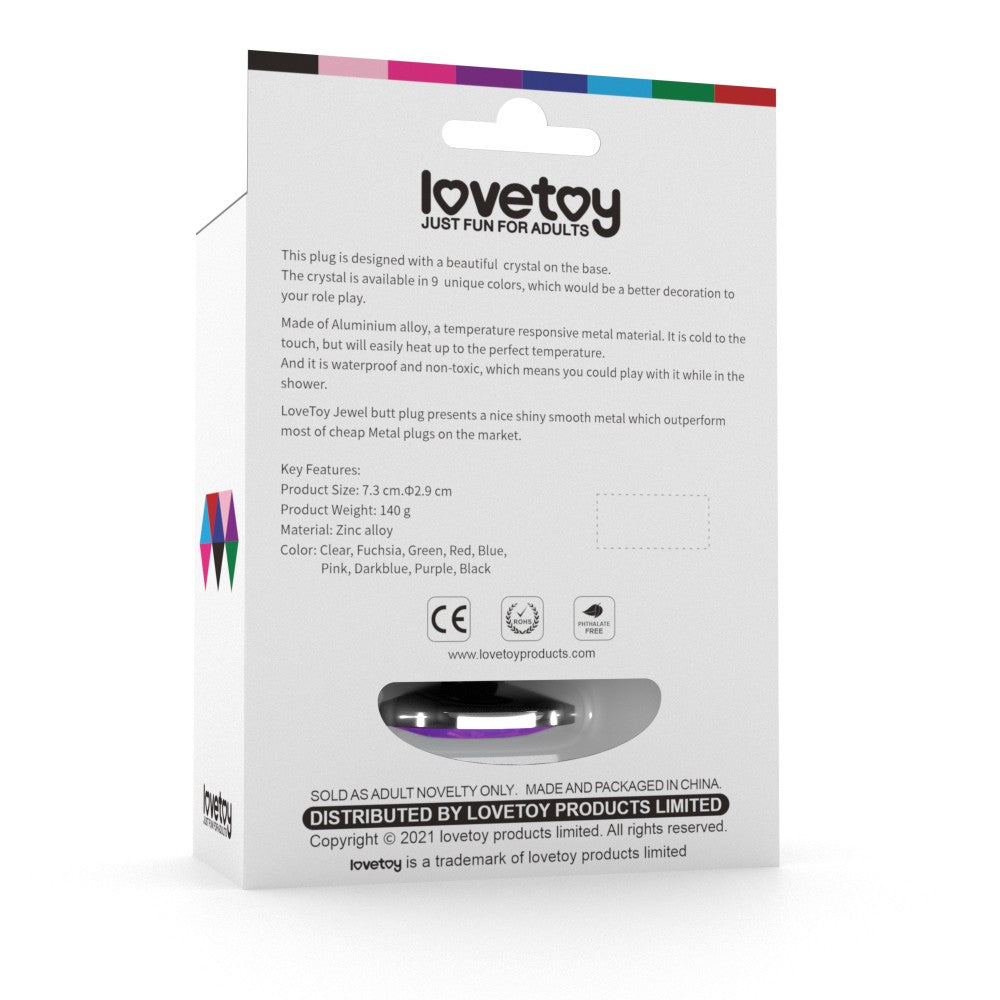 Rosebud Classic Metal Plug S Purple Imagine secundară a produsului