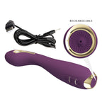 Vibrator Hector Electric Shock, Bluetooth Control Free App, Violet