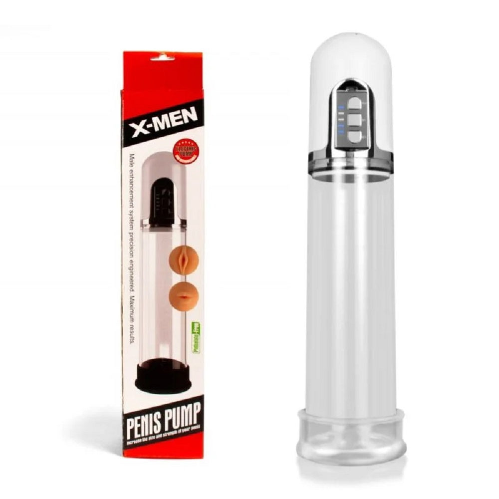 X-MEN Electric Penis Pump White Imagine principală a produsului