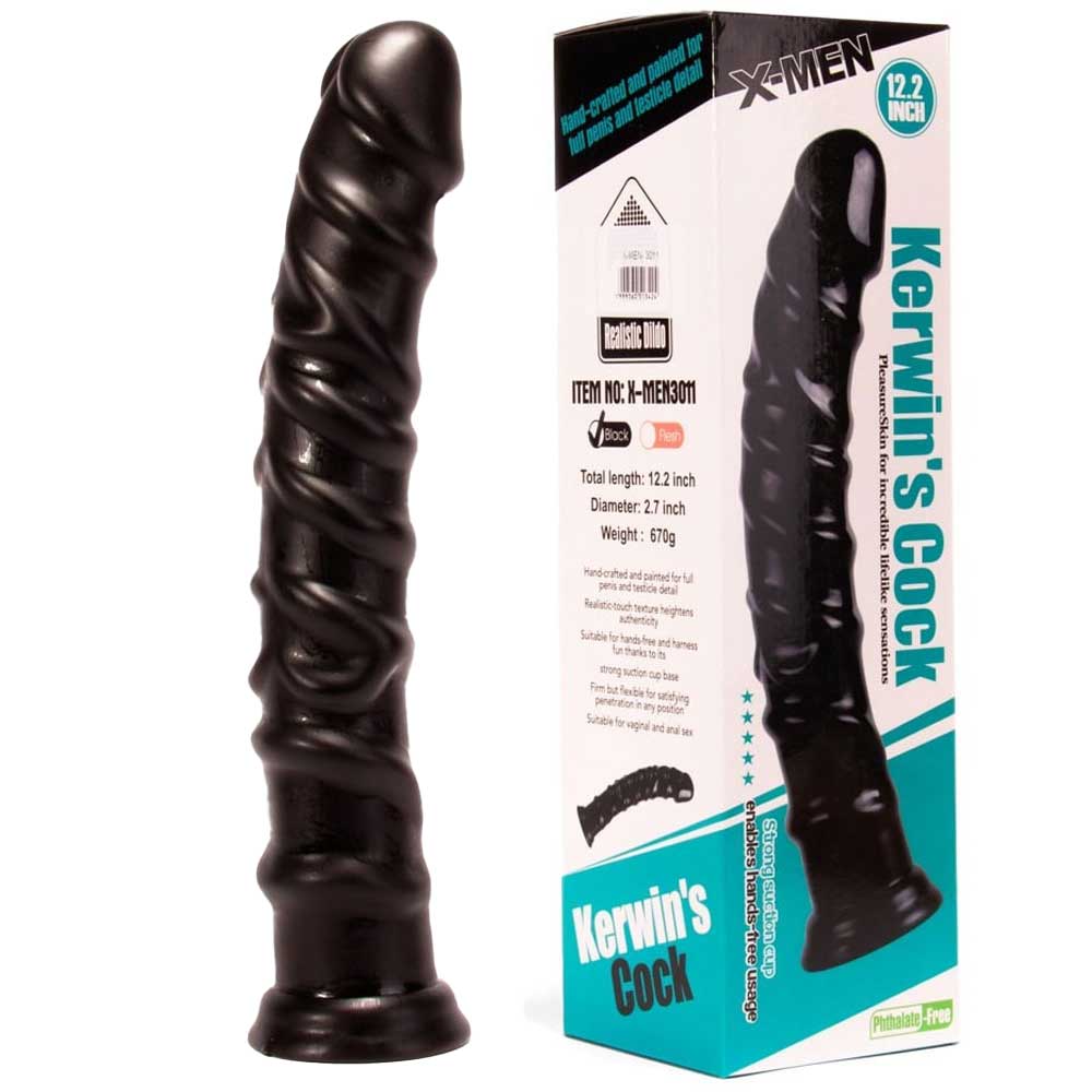 X-MEN Kerwin’s 12.2 inch Cock Black
