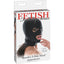 Fetish Fantasy- Spandex 3 Hole Hood Black