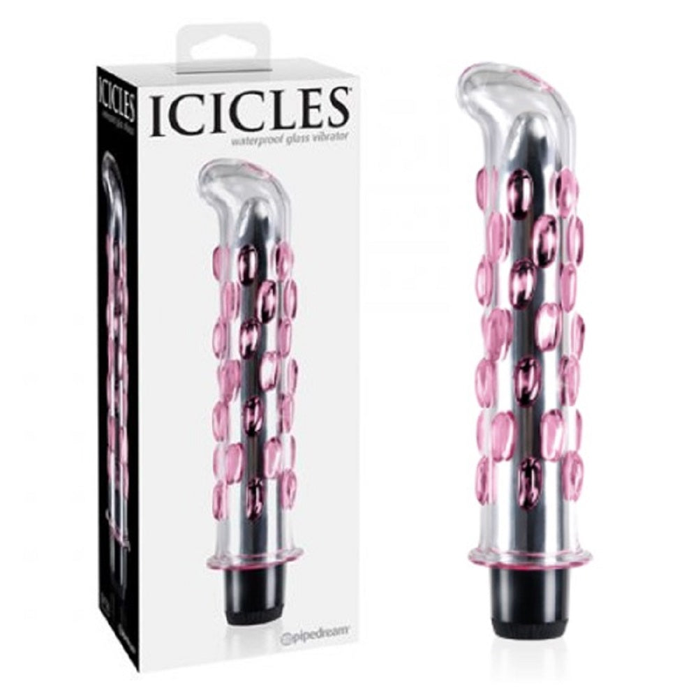 Icicles WaterProof Glass Vibrator Imagine principală a produsului