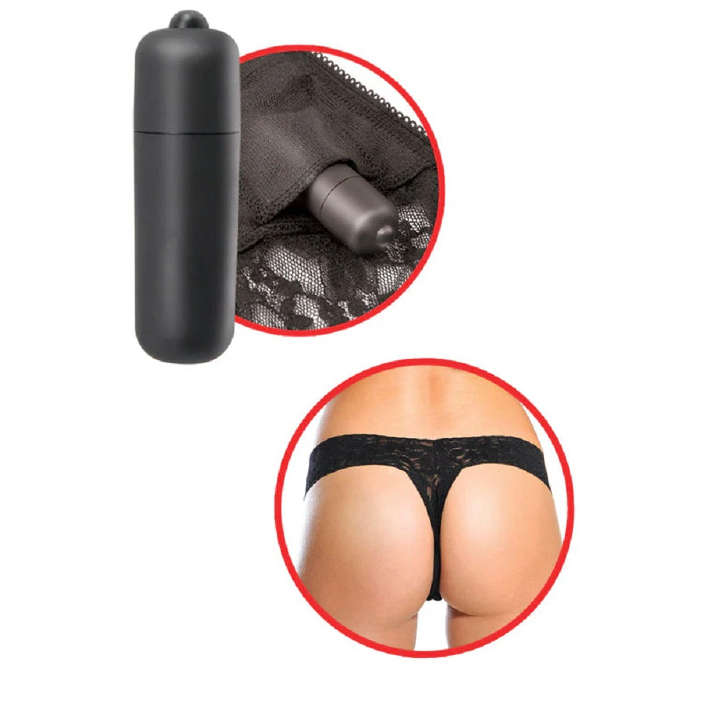 Chiloti cu Bulb Vibrator Fetish Fantasy Imagine secundară a produsului