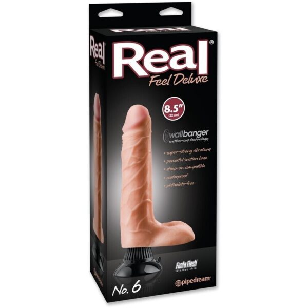 VIBRATOR REAL FEEL DELUXE No.6 21 CM Natural