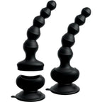 3Some Wall Banger Anal Beads Black, Pipedream