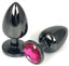 Dop Anal Dark Anal Plug Large, Metal, Roz Inchis