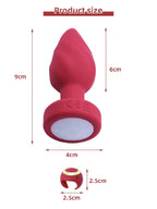Dop Anal Led Light Vibrating Plug