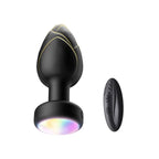 Dop Anal Led Light Vibrating Plug, Remote Control